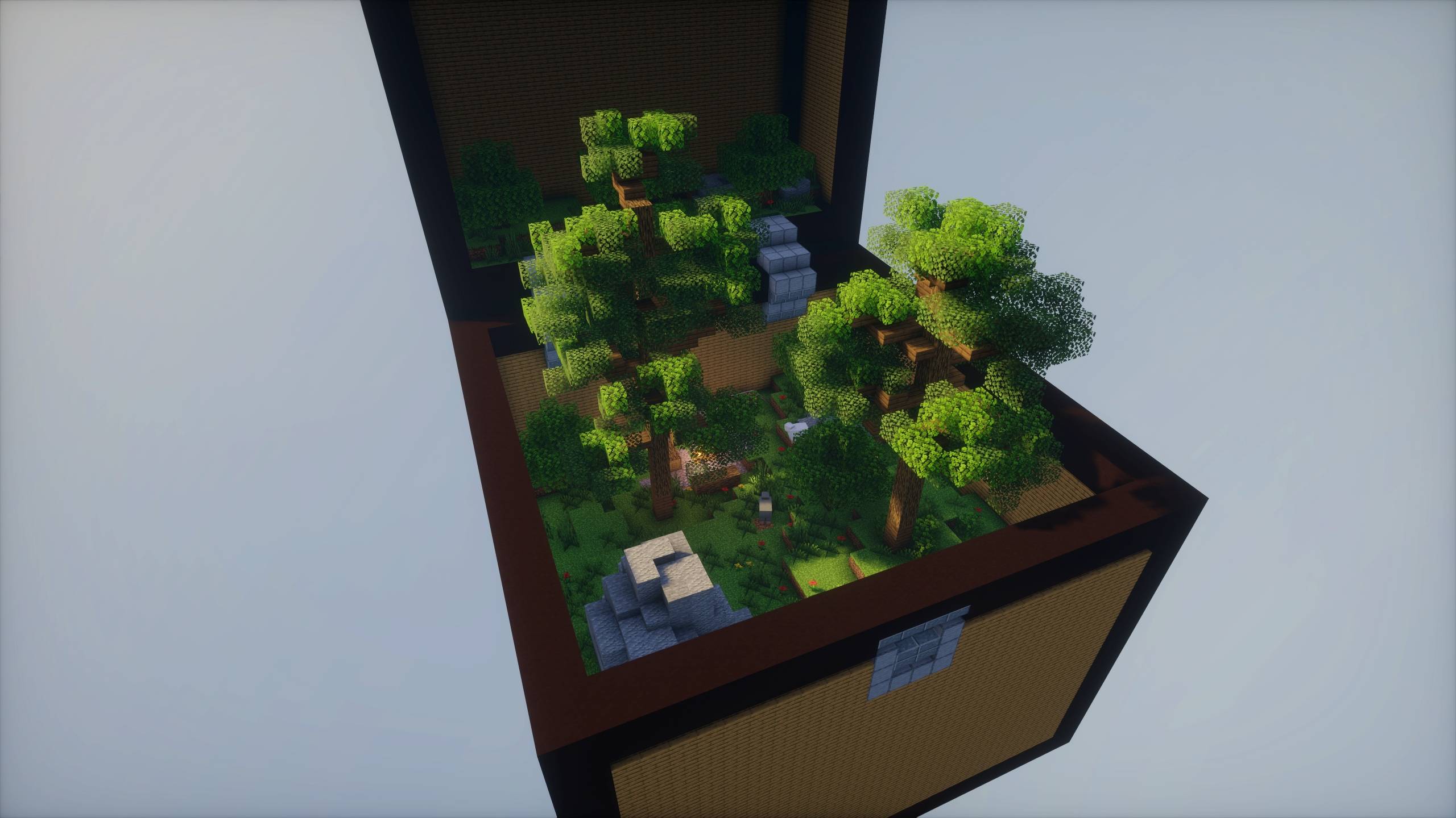 Aperçu d’un coffre dans Sky Chest Challenge Aperçu d’un coffre dans la carte Sky Chest Challenge pour Minecraft