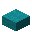 Dalle de laine cyan
