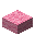 Dalle de laine rose