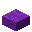 Dalle de laine violette