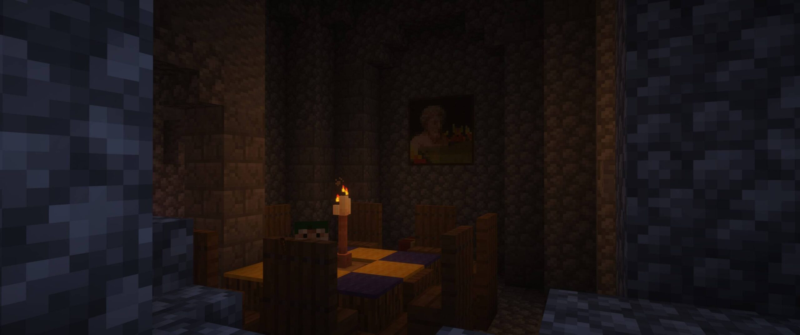 Intérieur d’une structure Grim Kingdoms Intérieur d’une forteresse de Grim Kingdoms avec des zones à explorer