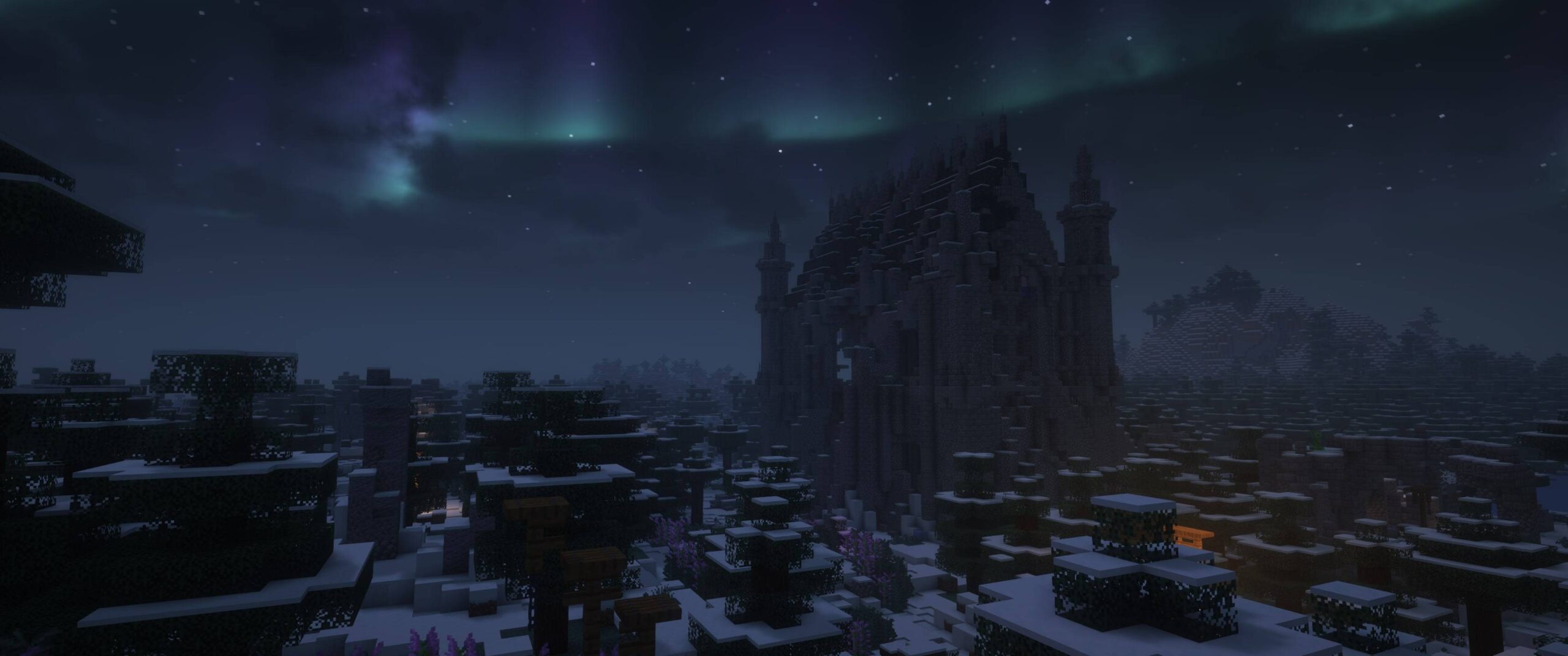 Forteresse de nuit avec Grim Kingdoms Forteresse de nuit ajoutée par Grim Kingdoms dans Minecraft