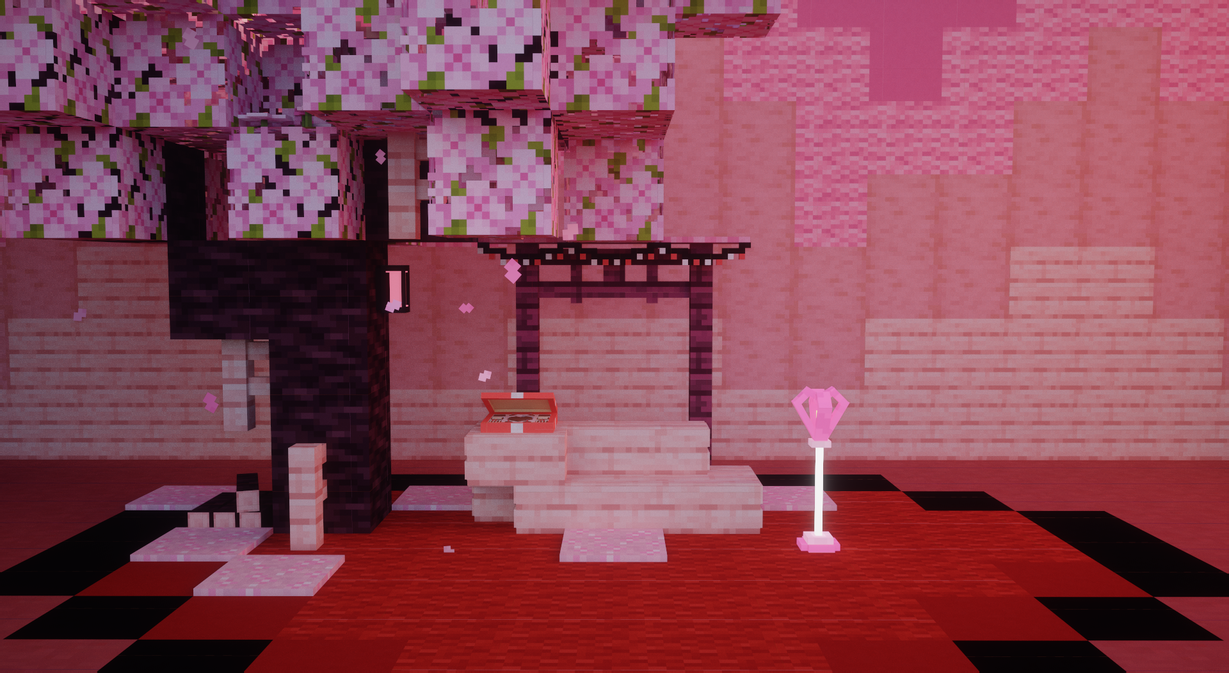 Collection Saint-Valentin Simply Cozy Collection Saint-Valentin de Simply Cozy avec chocolats, guirlandes et décorations roses dans Minecraft