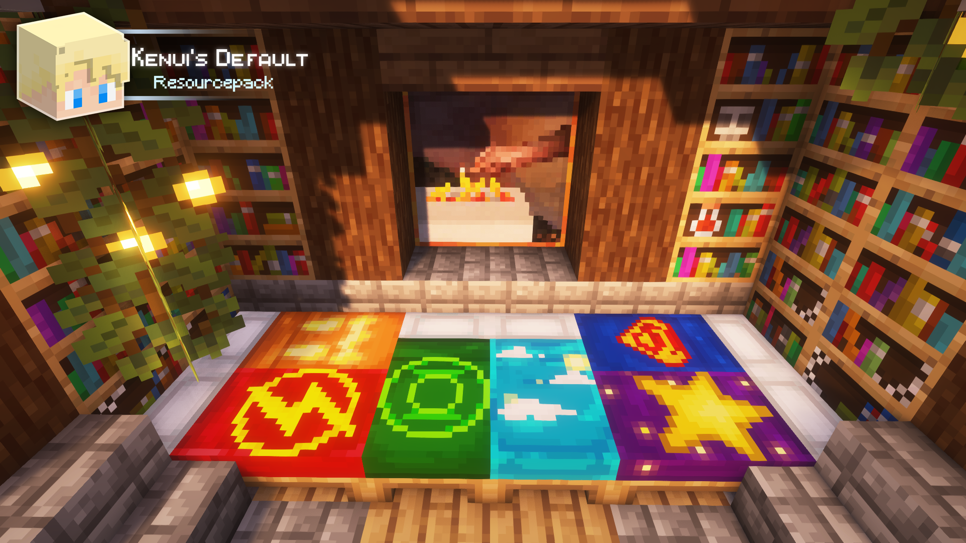 Lits personnalisés avec Kenui’s Default Lits personnalisés avec le pack Kenui’s Default dans Minecraft
