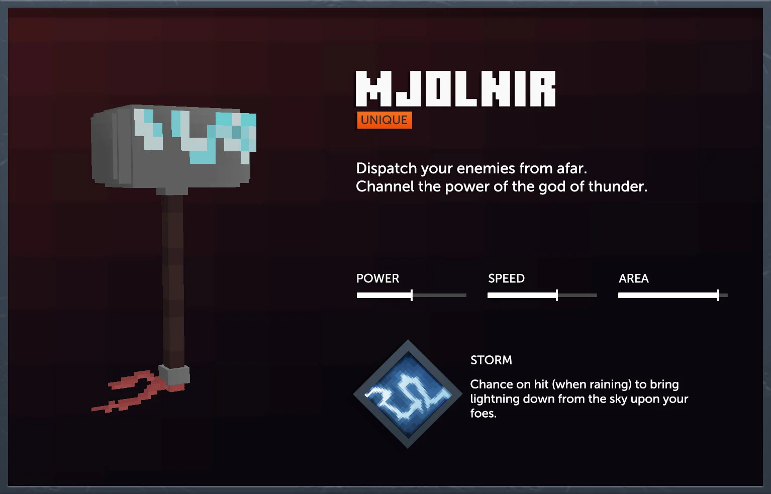 Mjolnir dans Simply Swords