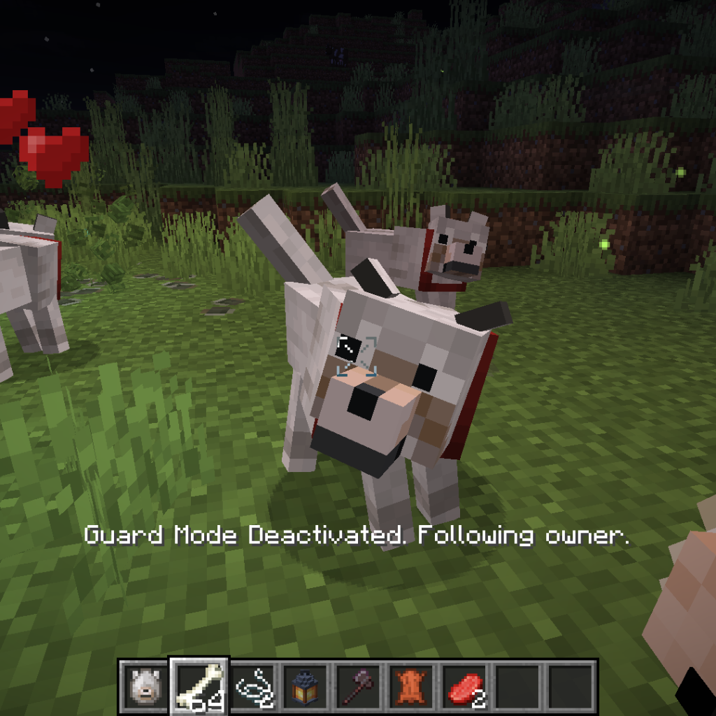 Loup actif avec VO: Better Dogs Loup actif avec VO Better Dogs dans Minecraft