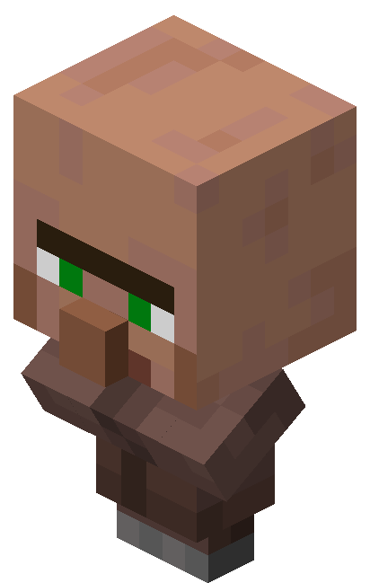Bébé villageois Bébé villageois des plaines dans Minecraft.
