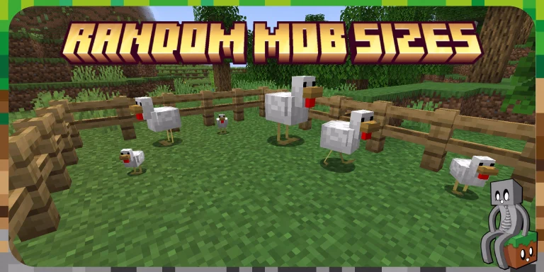 [Mod] Random Mob Sizes [1.18.2 – 1.21.10]