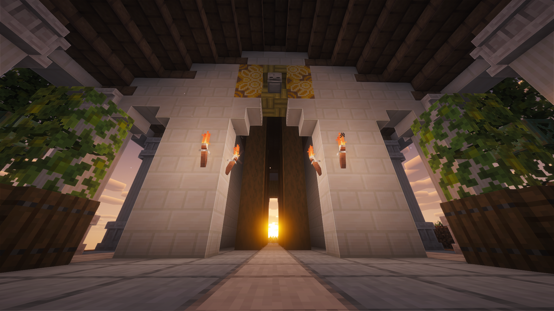 Compatibilité de Light Leak avec les shaders Light Leak utilisé avec un shader dans Minecraft