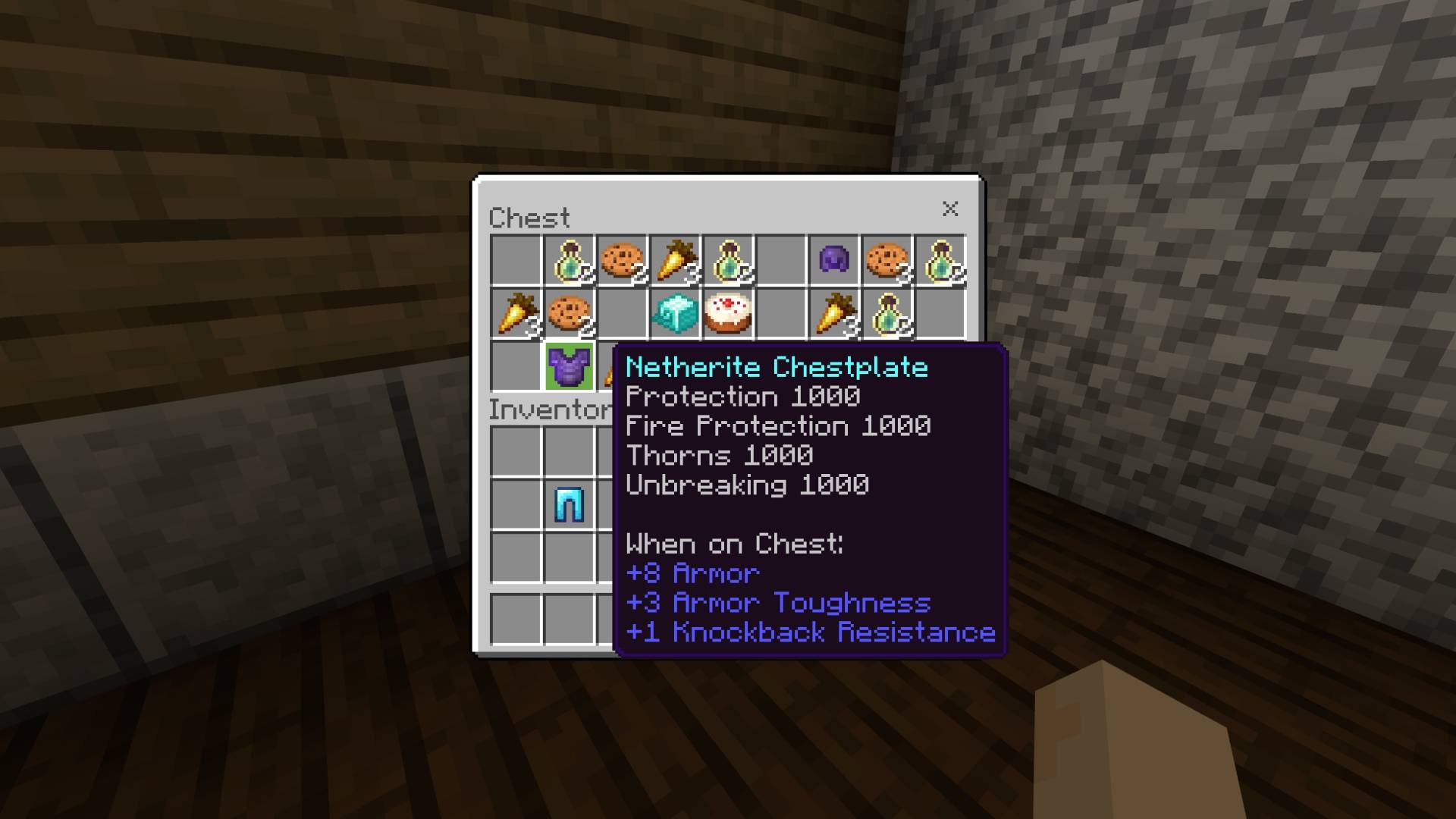 Armure surpuissante dans Hacker Tool Mansion
