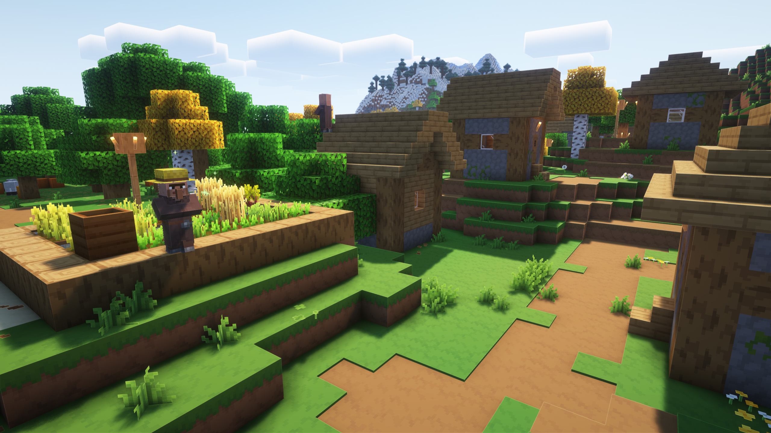 Simplified - Village Village Minecraft avec le resource pack Simplified