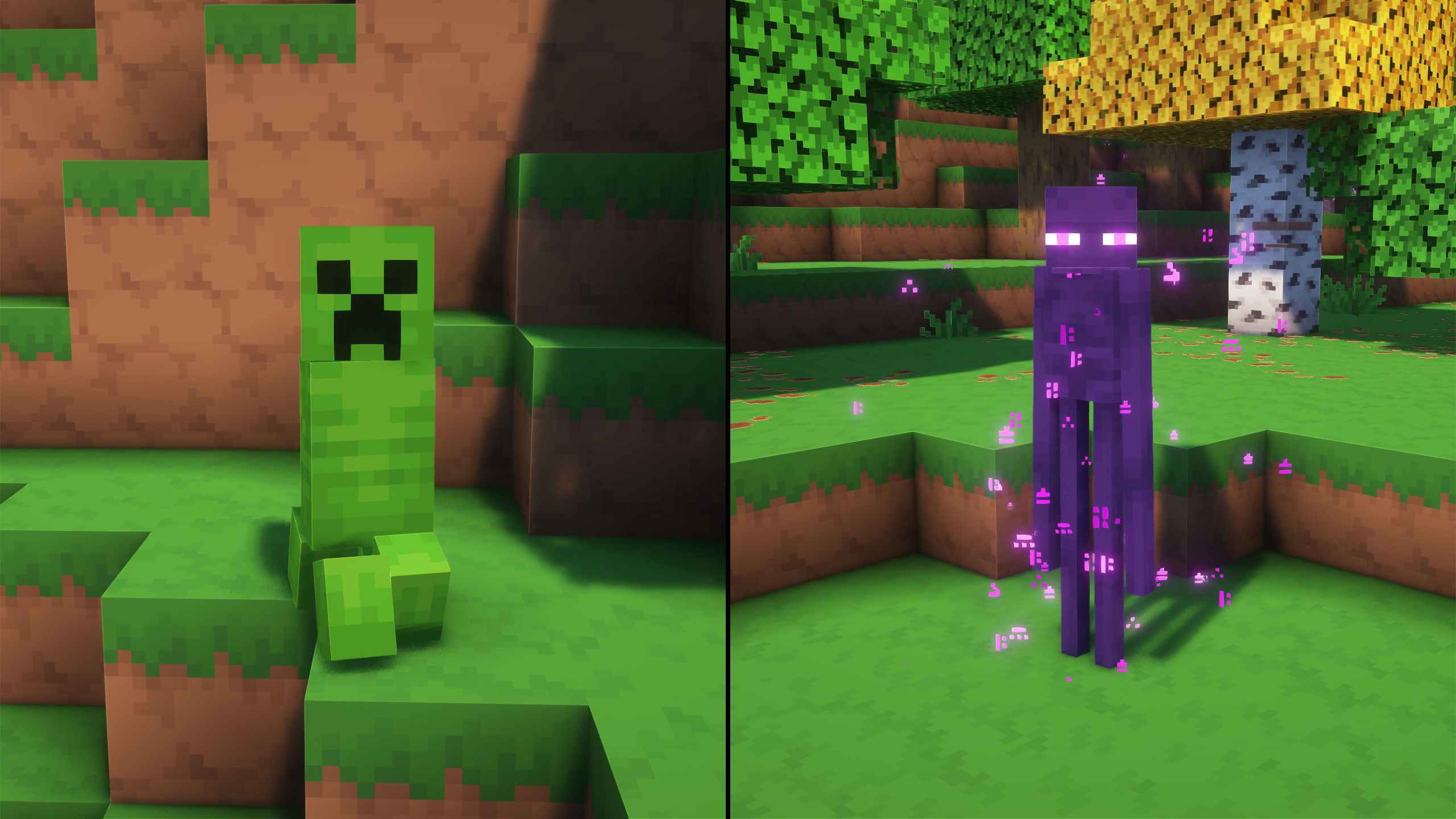 Simplified - Créatures Créatures de Minecraft retravaillées avec le pack Simplified