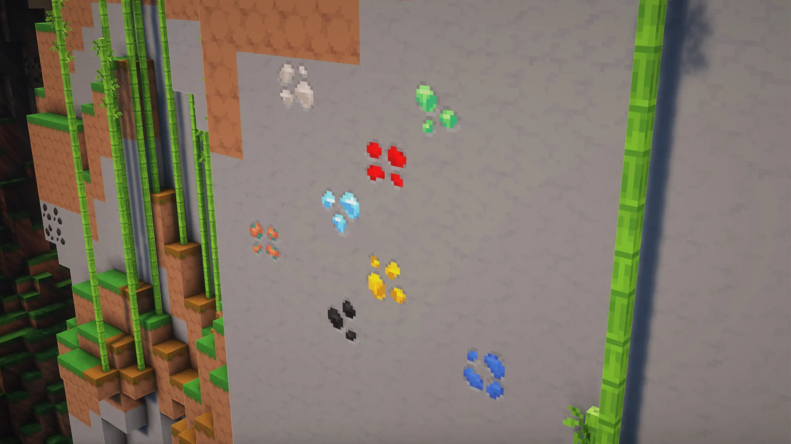 Simplified - Minerais Minerais de Minecraft avec le pack de textures Simplified