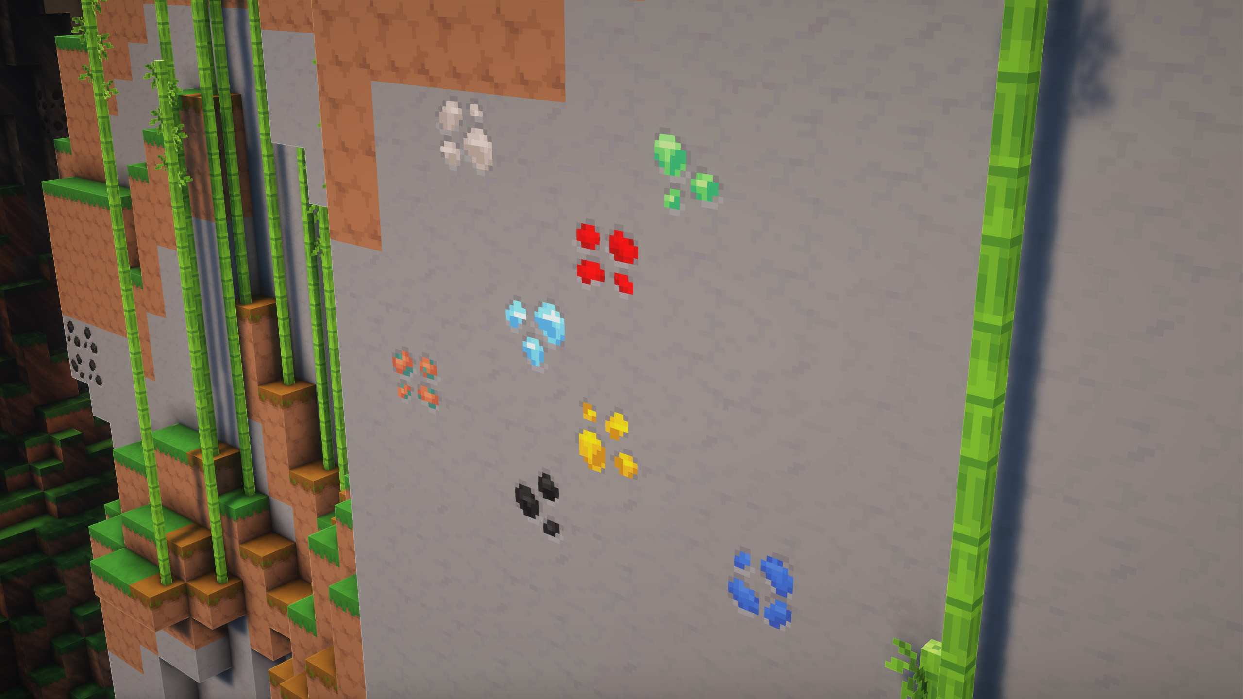Simplified - Minerais Minerais de Minecraft avec le pack de textures Simplified