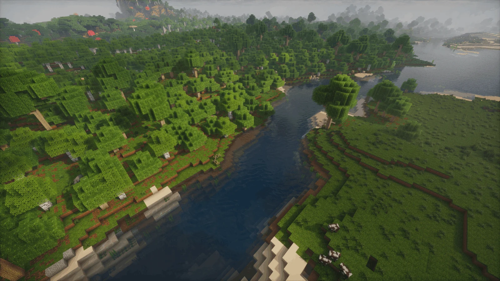 Vallée et rivière avec OdarIs