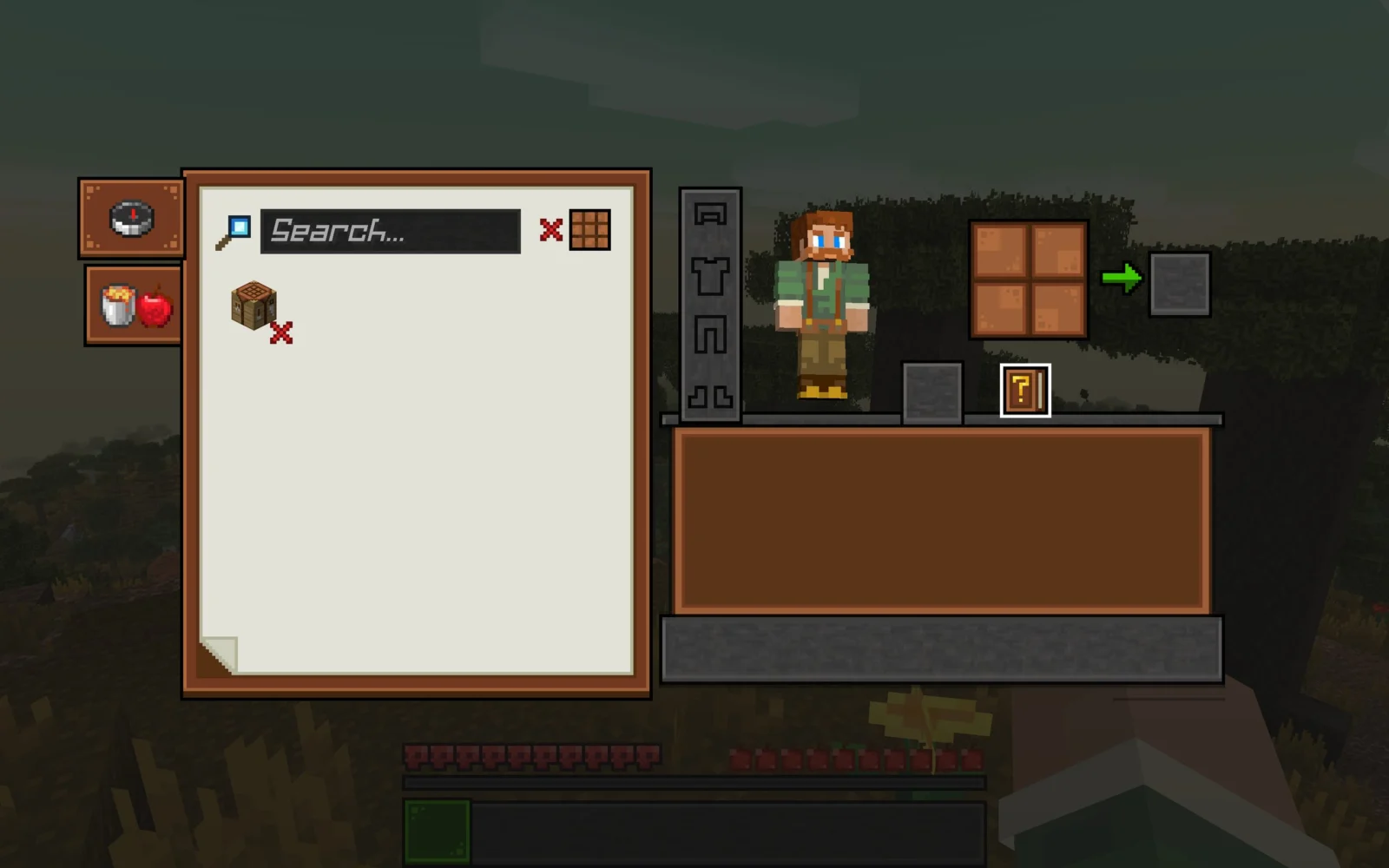 Interface de Moose Craft