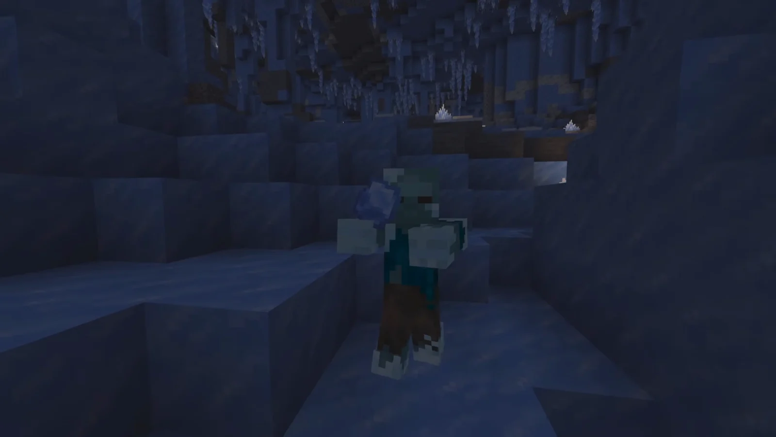 Nouveau zombie gelé présenté pendant le Minecraft Live