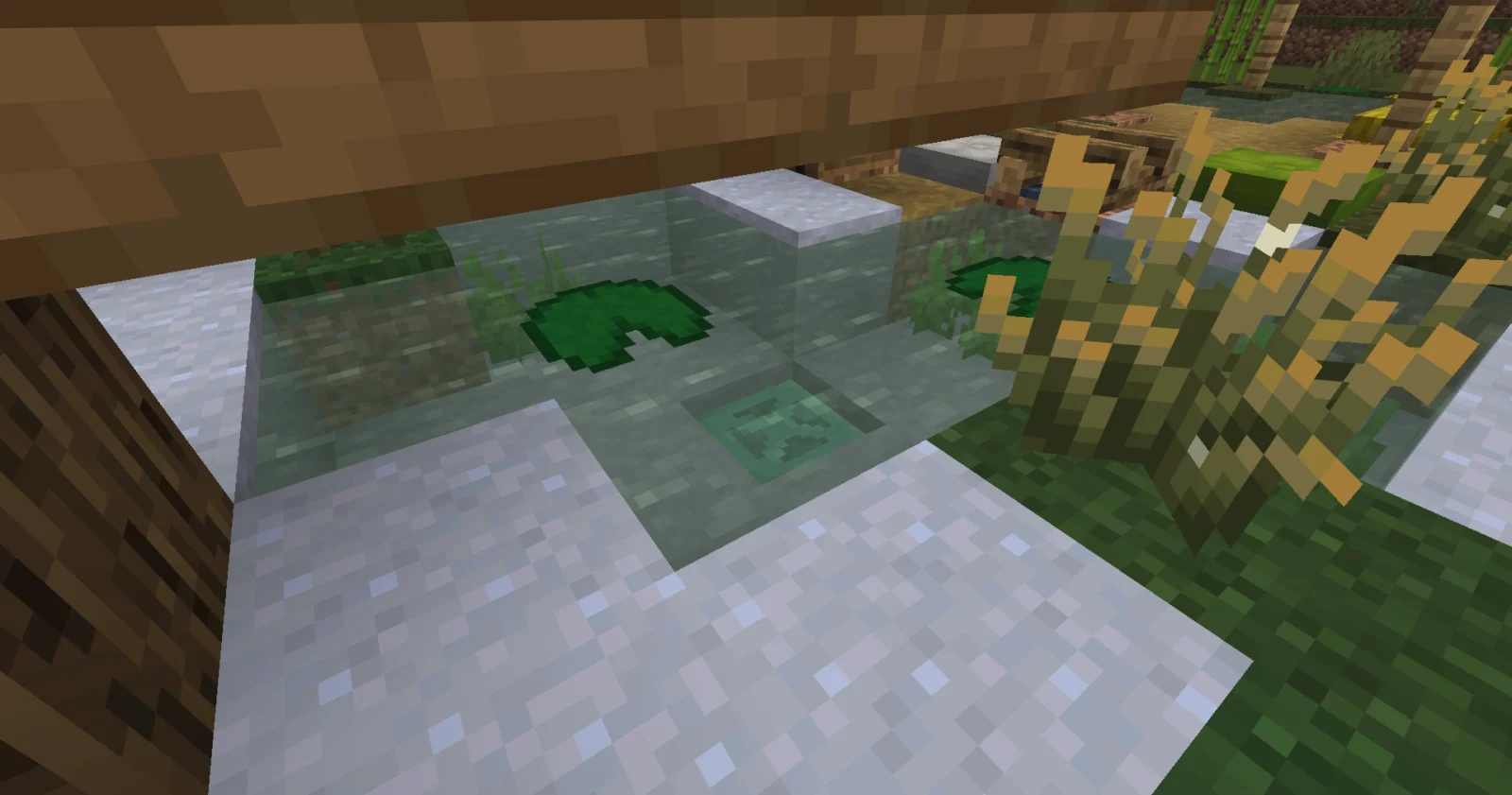 Coffre secret en cuivre oxydé caché dans un camp abandonné de Minecraft 26.3