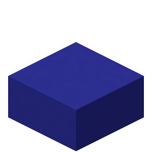 Dalle de béton bleu