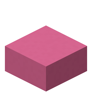 Dalle de béton rose