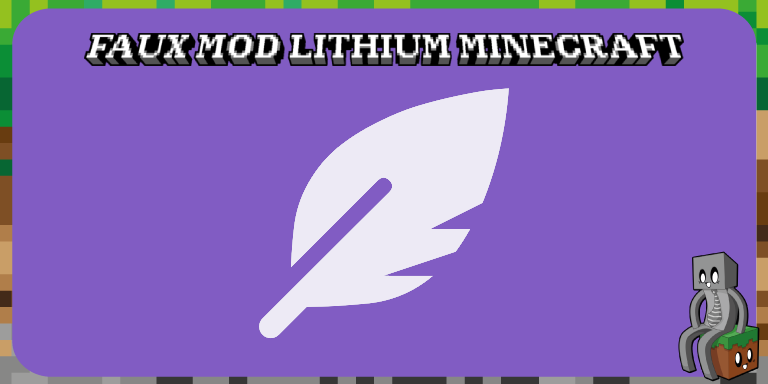 Un faux mod Minecraft imitant Lithium cache un puissant malware Faux Mod Minecraft - Lithium