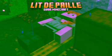 Lit de paille dans Minecraft : fabrication, utilité et fonctionnement