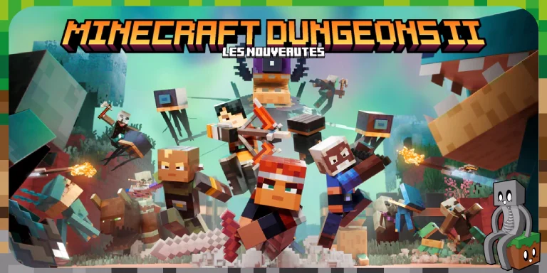 Minecraft Dungeons II : monde ouvert, matchmaking et nouveaux équipements Minecraft Dungeons II _ Les noveautés