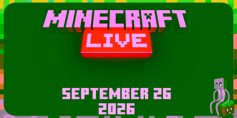Minecraft Live revient le 26 septembre 2026