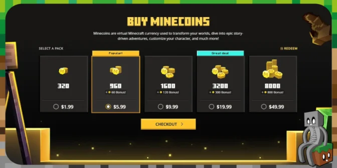 Minecraft visé par une action européenne autour des Minecoins