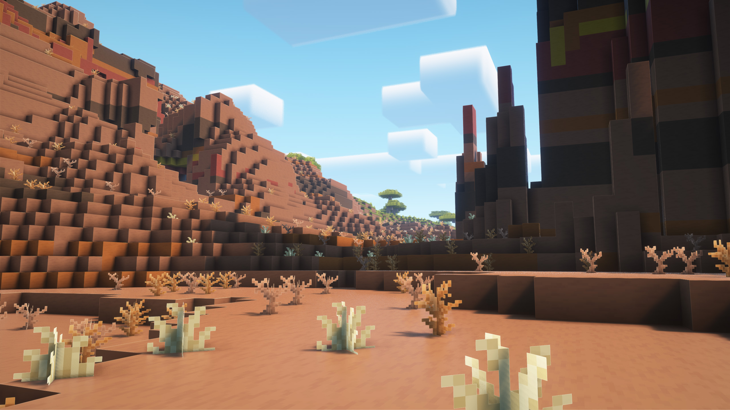 Simplified - Badlands Badlands de Minecraft avec le pack Simplified