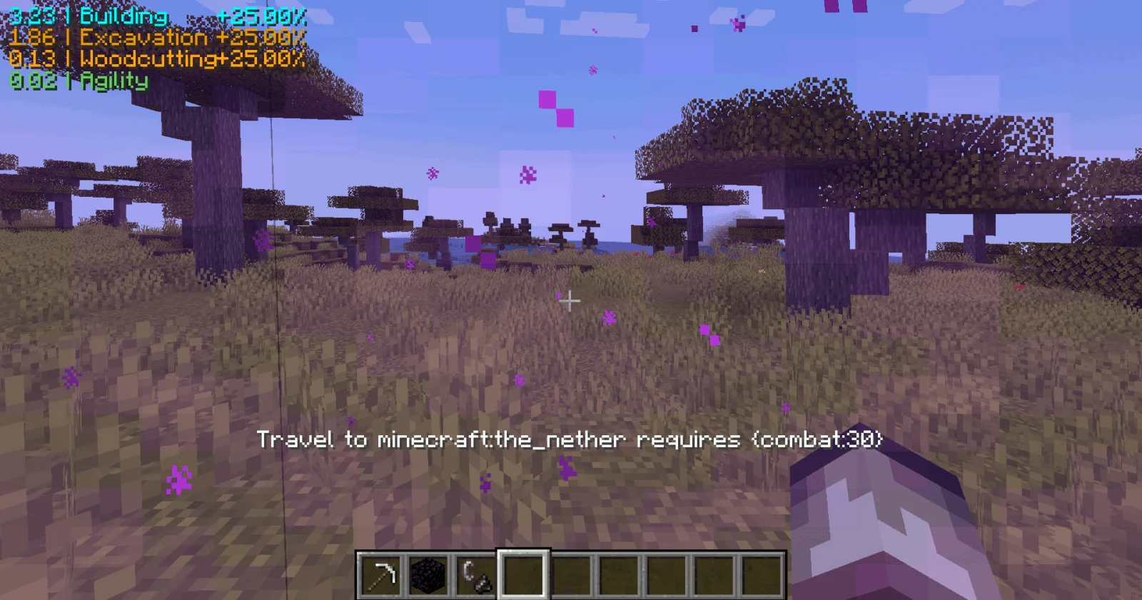 Restriction de dimension avec Project MMO