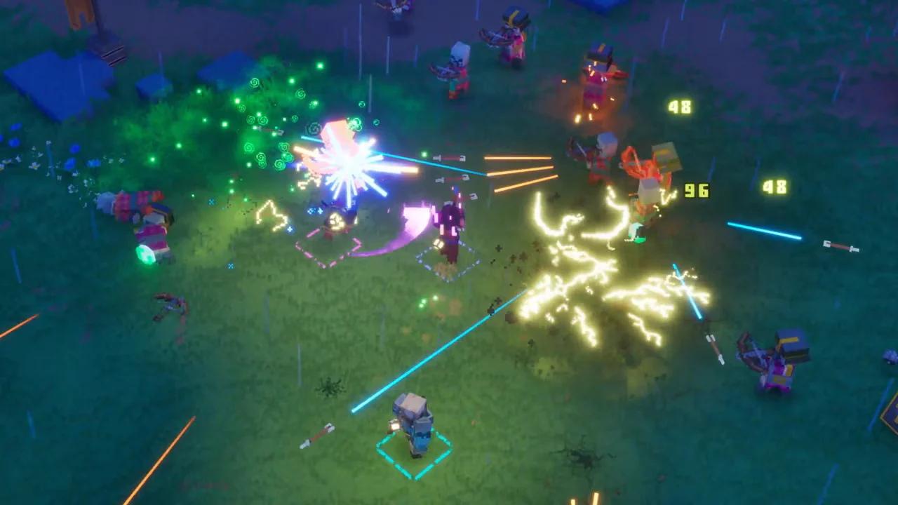 Combat en coopération dans Minecraft Dungeons II