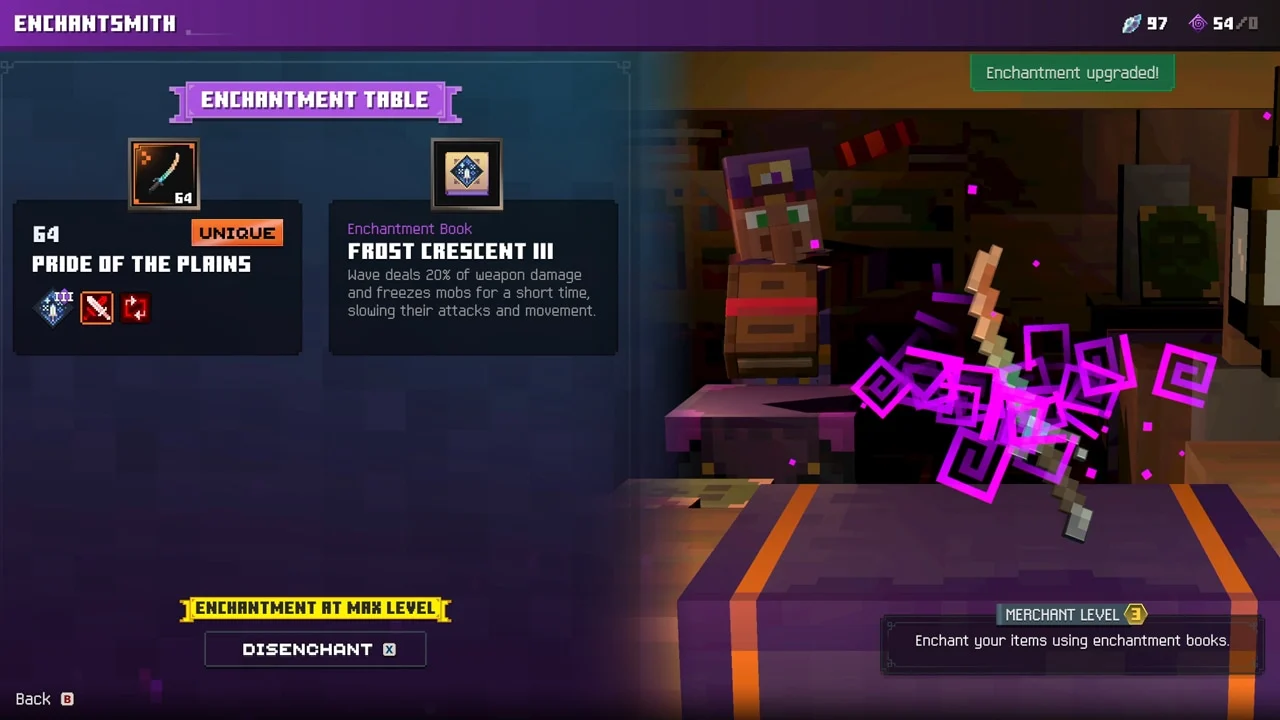 Enchantsmith dans Minecraft Dungeons II