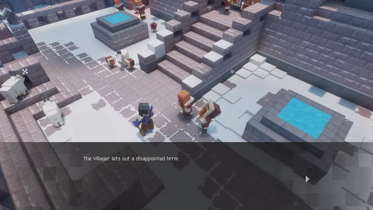 Village enneigé de Minecraft Dungeons II