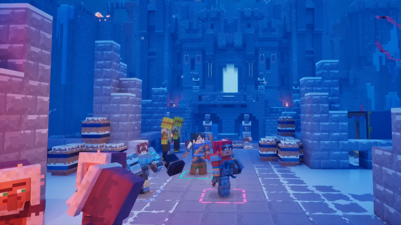 Région enneigée de Minecraft Dungeons II