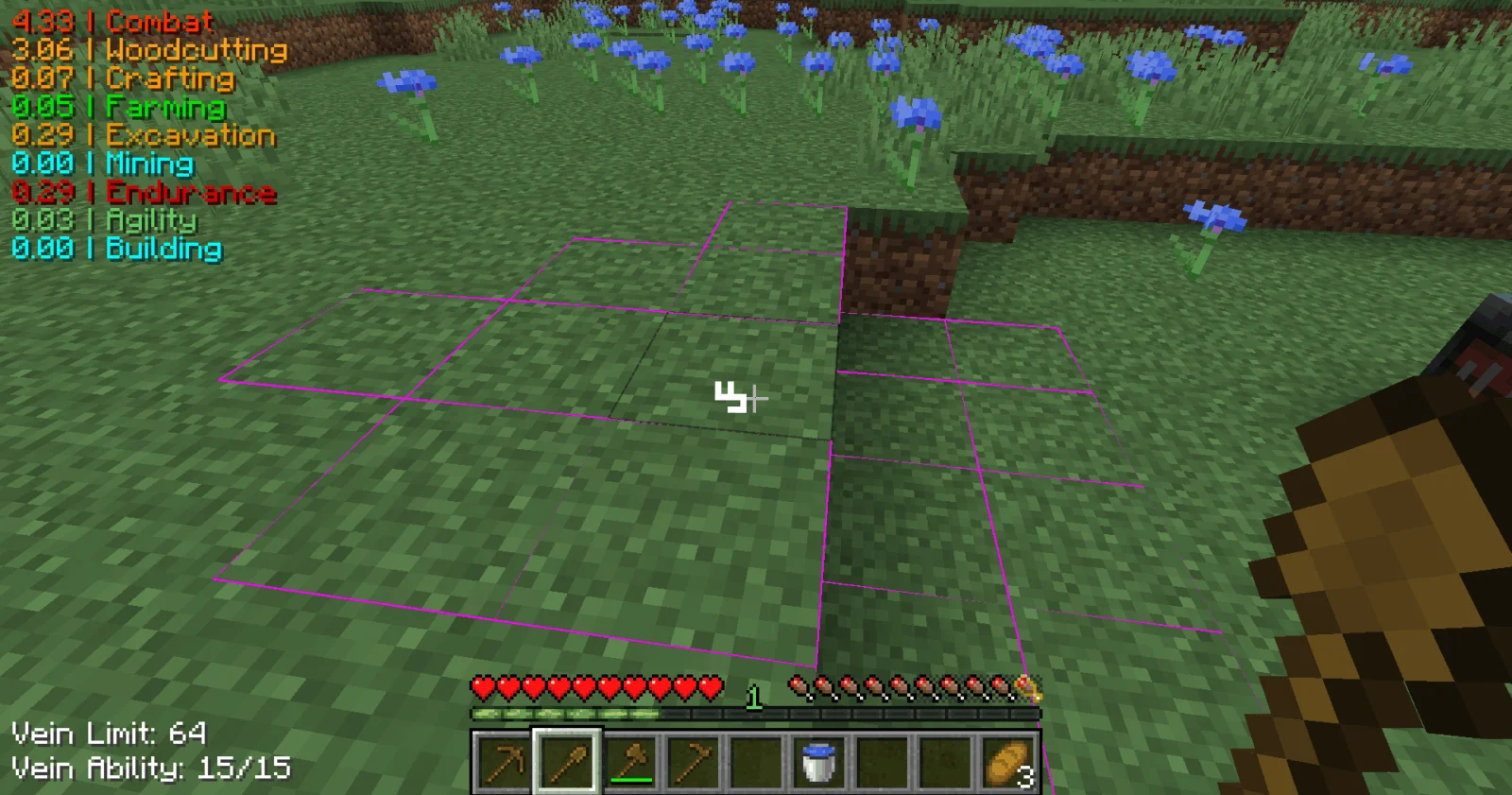 Vein mining avec Project MMO
