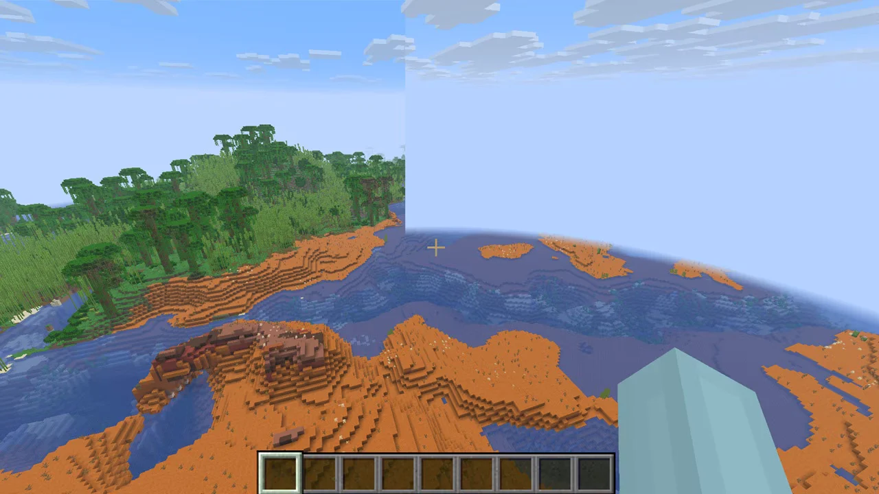 Distance d'affichage de Minecraft Realms jusqu'à 25 chunks