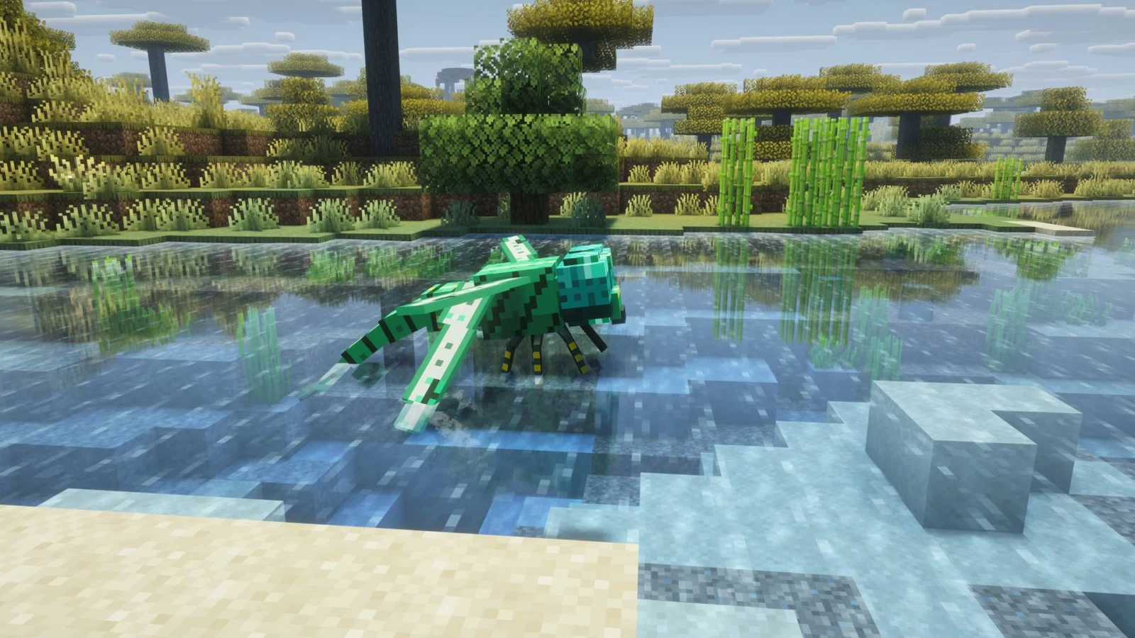 Emerald Dragonfly - Fantasy Mounts