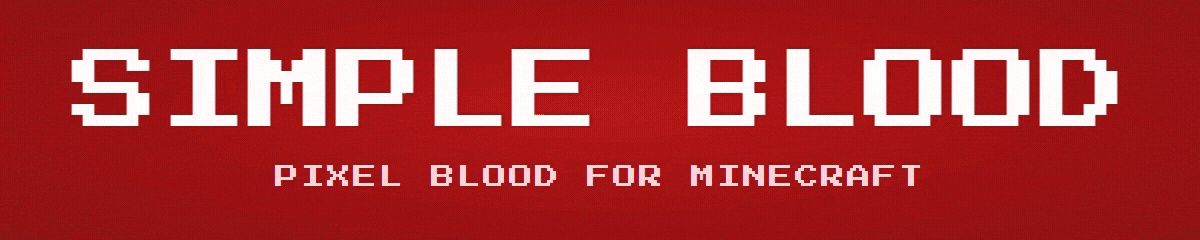 Simple Blood dans Minecraft Effets de sang de Simple Blood pendant un combat dans Minecraft