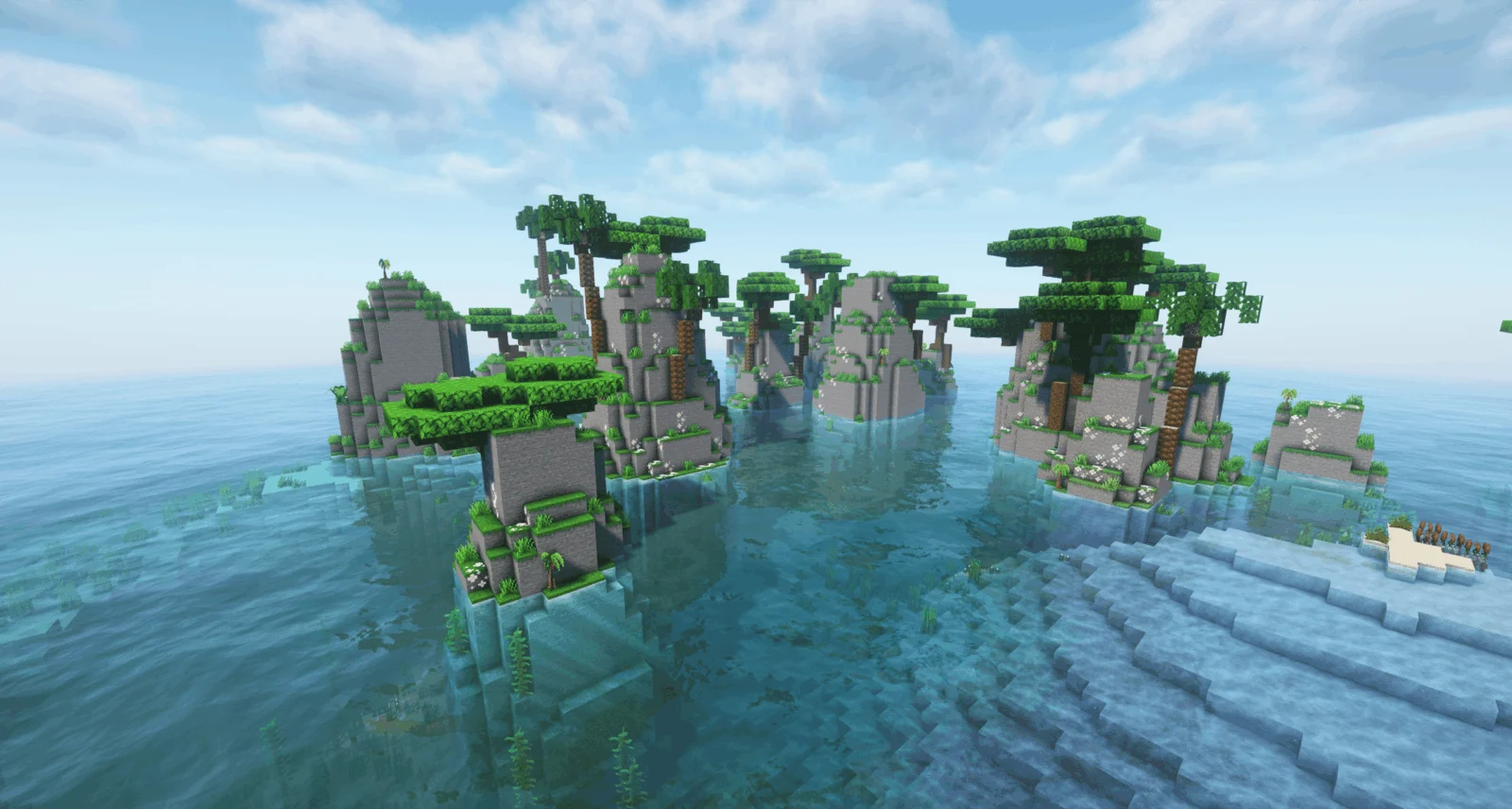 Rocky Waters dans Landscapes Reimagined Genesis