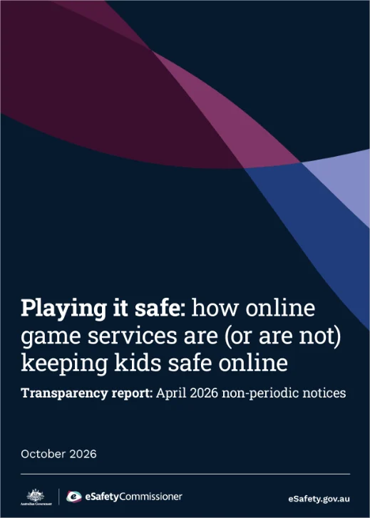 Rapport eSafety 2026 sur les jeux en ligne Rapport eSafety 2026 consacré à la sécurité de Minecraft et des plateformes de jeux en ligne