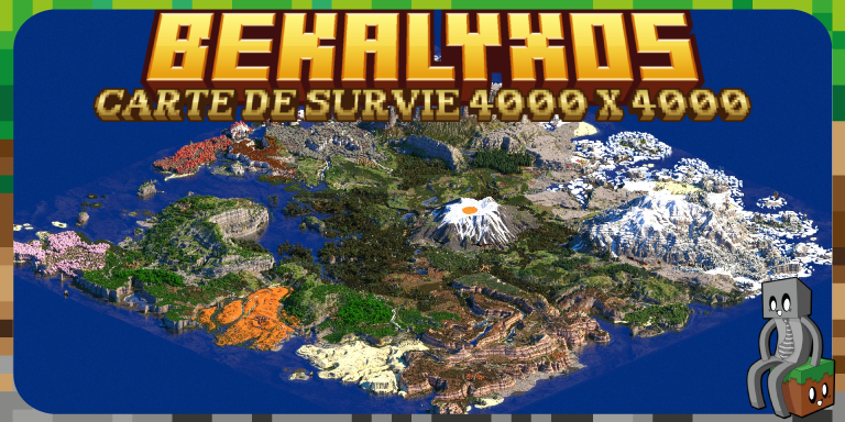 Illustration de [Map] Bekalyxos – 4K [1.21.5+ – 26.3]