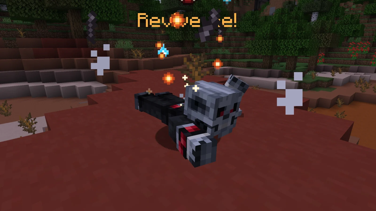 Appel à l’aide avec un habillage Demonic dans Not Enough Revives