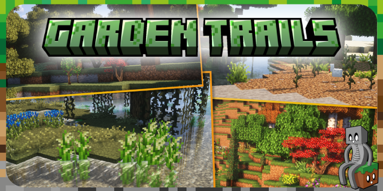 Illustration de [Mod] Garden Trails [1.20.1 – 26.3]