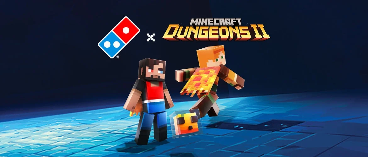 Domino's x Minecraft Dungeons II
