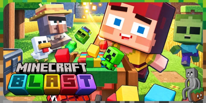 Minecraft Blast : le jeu mobile de King et Mojang prépare de nouveaux tests