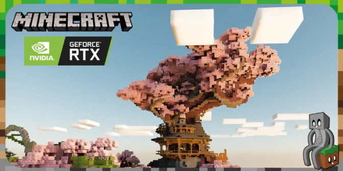 Minecraft Java passe au path tracing avec RTX Remix : NVIDIA lance une bêta
