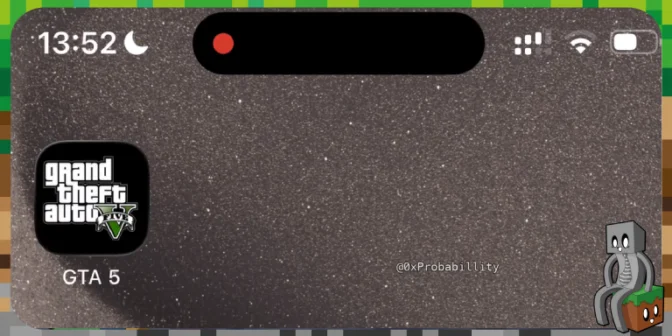 Minecraft s’invite dans GTA V sur iPhone avec Steve et des élytres
