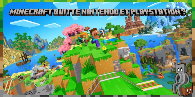 Minecraft bientôt retiré de PlayStation et Nintendo ? Microsoft interroge les joueurs