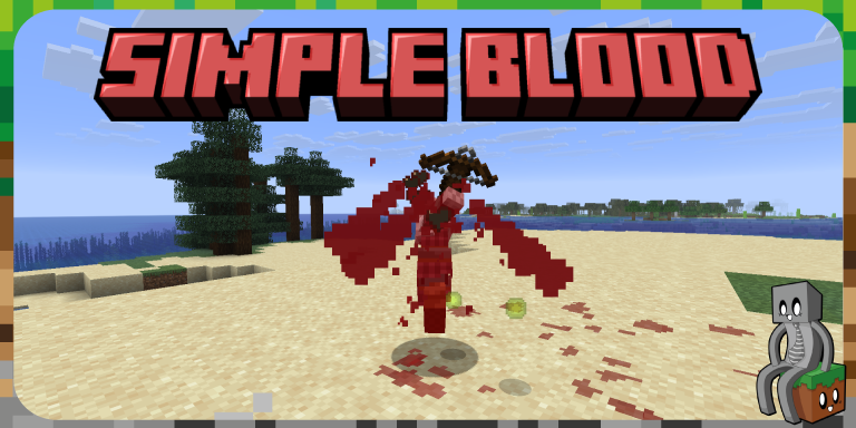 Illustration de [Mod] Simple Blood [1.20.1 – 26.3]